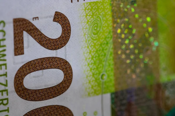 Chf Valuta Tra Sfide Dell Inflazione Svizzera — Foto Stock