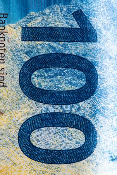 Chf Para Birimi Sviçre Enflasyon Sorunları Arasında — Stok fotoğraf
