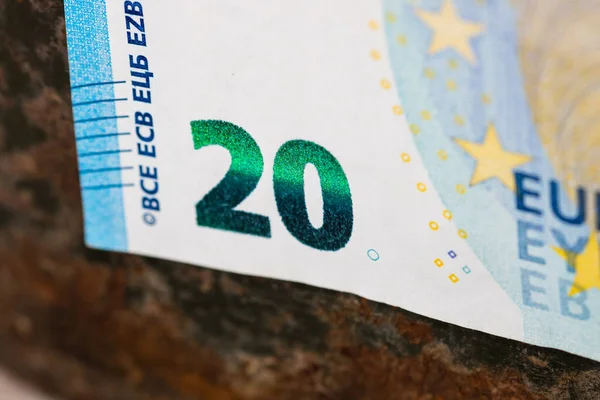 Euro Currency Times European Inflation — Stock Photo, Image