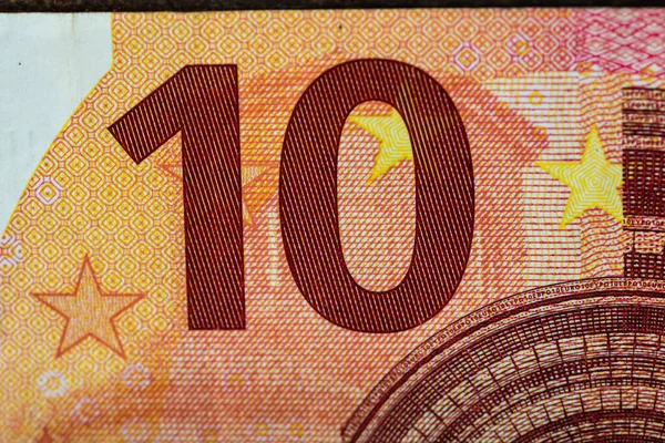 Euro Měna Dobách Evropské Inflace — Stock fotografie