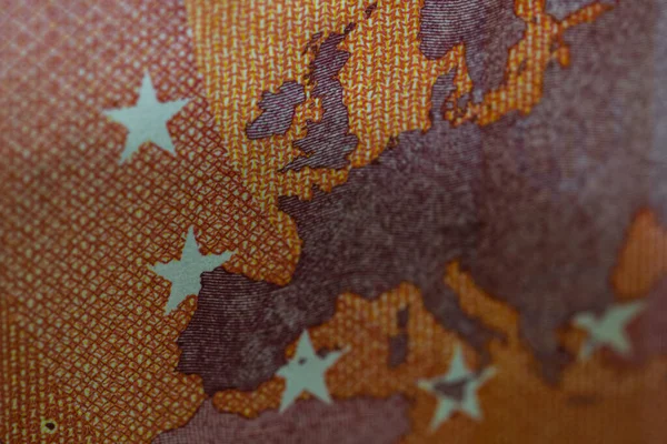 Валюта Євро Часи Європейської Інфляції — стокове фото