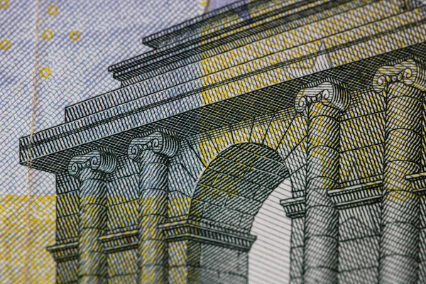 欧洲通货膨胀时期的欧元货币 — 图库照片