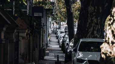 Tampon Tamponu - Romanya 'nın Bükreş kentinde yoğun trafik yoğunluğu, 2023