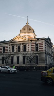 Tampon Tamponu - Romanya 'nın Bükreş kentinde yoğun trafik yoğunluğu, 2023