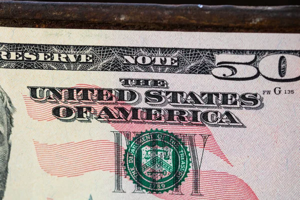 Usd Currency Amidst American Inflation Challenges — Stock Photo, Image