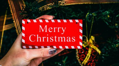 Noel süsleri. Renkli Noel ışıkları arka planı