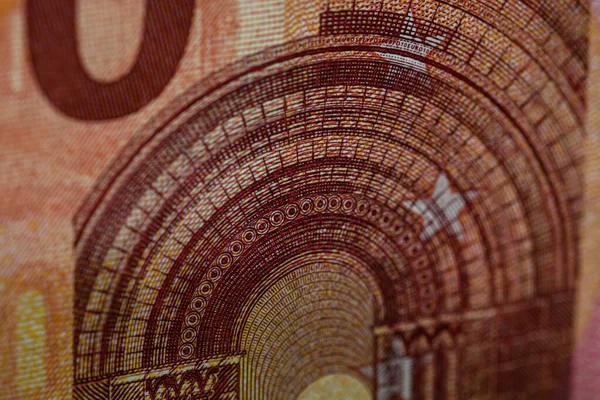Валюта Євро Часи Європейської Інфляції — стокове фото