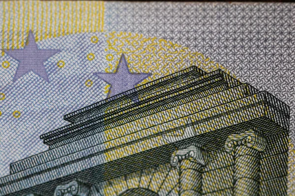 欧州インフレ時のユーロ通貨 — ストック写真