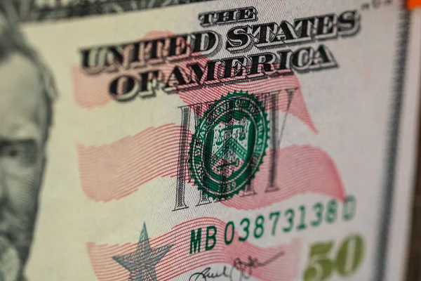 Валюта Сша Серед Американських Інфляційних Викликів — стокове фото