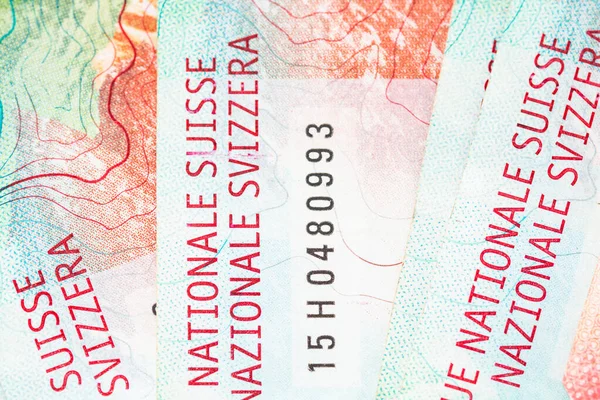 瑞士法郎货币在瑞士通货膨胀的挑战 — 图库照片