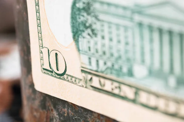 Amerikan Enflasyon Sorunları Arasında Amerikan Para Birimi — Stok fotoğraf