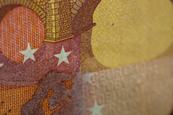 Euro Pénzneme Európai Infláció Idején — Stock Fotó