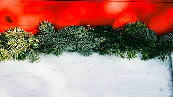 Karácsonyi Dekoráció Színes Karácsonyi Fények Háttér — Stock Fotó