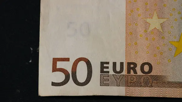 Moneta Euro Europa Inflazione Moneta Europea Moneta Dell Unione Europea — Foto Stock
