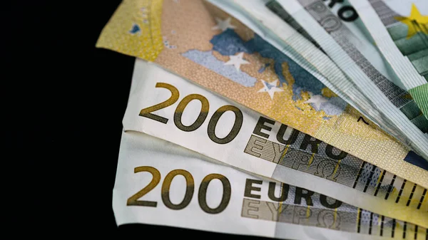 stock image EURO currency. Europe inflation, EUR money. European Union currency