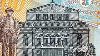 Romanya LEI Para Birimi Banknotu. RON Para Avrupa Para Birimi