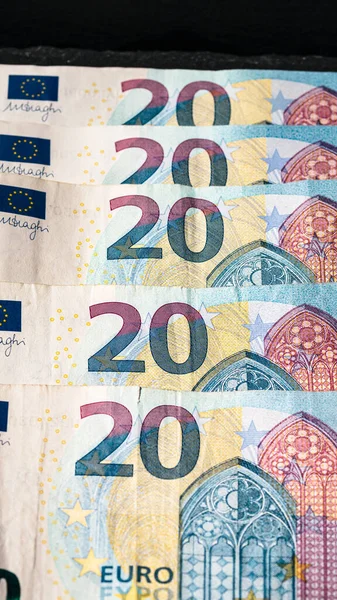 Евро Валюта Инфляция Европе Евро Европейская Валюта — стоковое фото