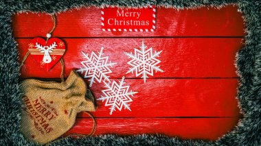 Noel süsleri. Renkli Noel ışıkları arka planı