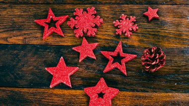 Noel süsleri. Renkli Noel ışıkları arka planı