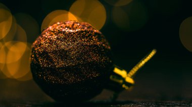 Noel süsleri. Renkli Noel ışıkları arka planı