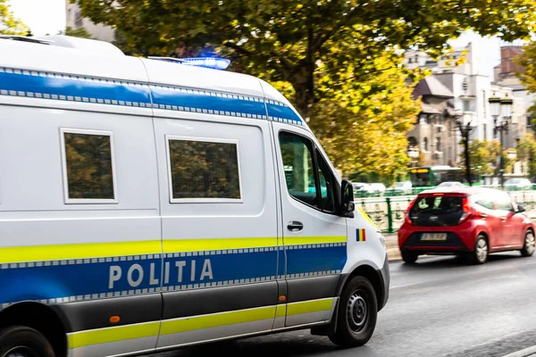 Roemeense Politieauto Politia Rutiera Boekarest Roemenië 2023 — Stockfoto