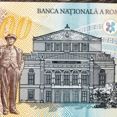 Romanya LEI Para Birimi Banknotu. RON Para Avrupa Para Birimi