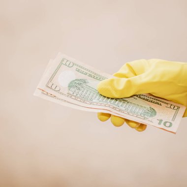 Macro shot 'ı Amerikan doları. ABD enflasyonu, ABD parası