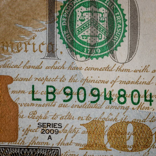 Tiro Macro Moneda Del Usd Inflación Usd Dinero Estadounidense — Foto de Stock