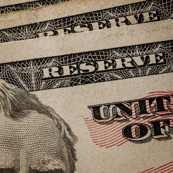 Makro Strzał Waluty Usd Inflacja Usd Pieniądze Usa — Zdjęcie stockowe