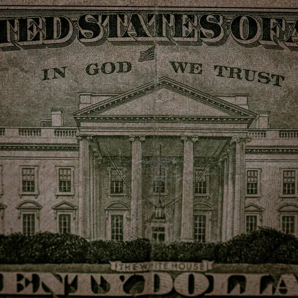 マクロはUsd通貨を撮影した 米ドルインフレ 米ドル — ストック写真