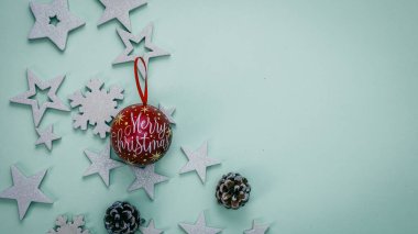 Noel süsleri. Renkli Noel ışıkları arka planı