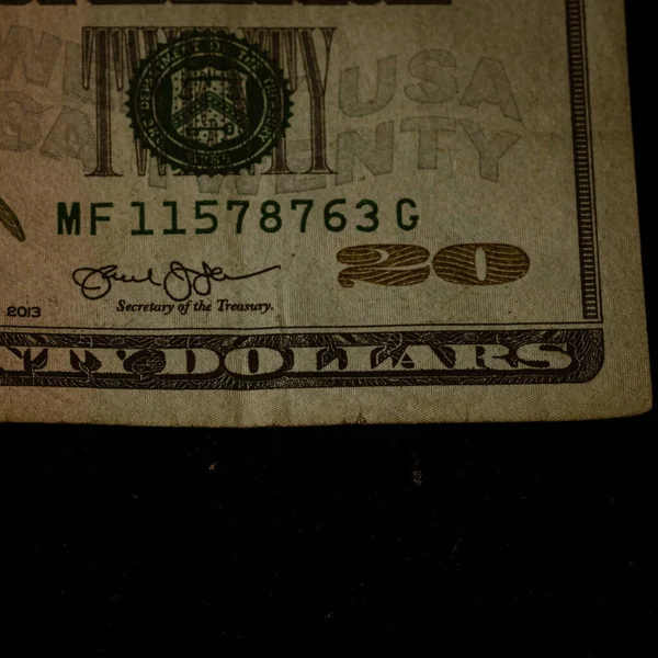 Μακρο Πλάνο Του Νομίσματος Usd Πληθωρισμός Δολάρια Ηπα Χρήματα Ηπα — Φωτογραφία Αρχείου