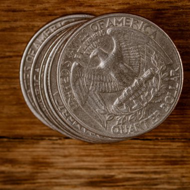 Macro shot 'ı Amerikan doları. ABD enflasyonu, ABD parası