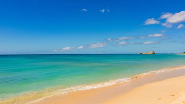 Barbados Adası 'nın Sandy Paradise Plajı, Karayip Adası