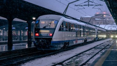 Bükreş Kuzey Tren İstasyonu 'nda Tren (Gara de Nord Bucuresti)