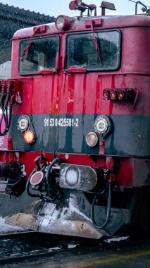 Bükreş Kuzey Tren İstasyonu 'nda Tren (Gara de Nord Bucuresti)