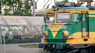 Bükreş Kuzey Tren İstasyonu 'nda Tren (Gara de Nord Bucuresti)