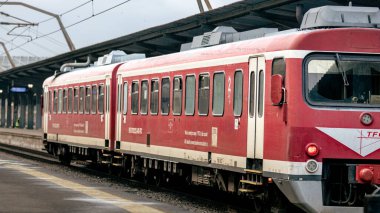 Bükreş Kuzey Tren İstasyonu 'nda Tren (Gara de Nord Bucuresti)