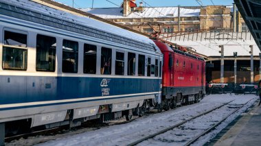 Bükreş Kuzey Tren İstasyonu 'nda Tren (Gara de Nord Bucuresti)