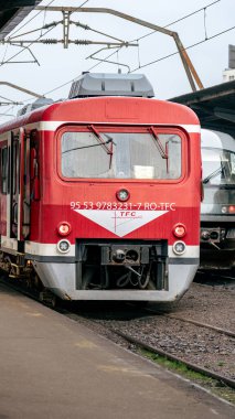 Bükreş Kuzey Tren İstasyonu 'nda Tren (Gara de Nord Bucuresti)