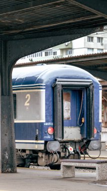 Bükreş Kuzey Tren İstasyonu 'nda Tren (Gara de Nord Bucuresti)