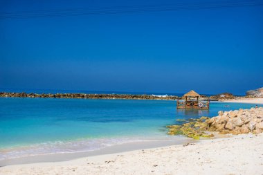Labadee egzotik tropikal plajı, Haiti, Karayip Denizi