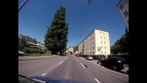 Vue Sur Vienne Conduire Travers Vienne Clip Vidéo