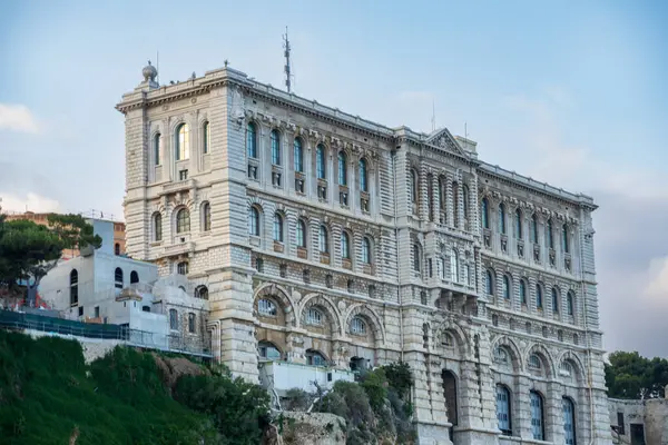 Океанографічний Музей Або Музей Океанографії Монте Карло Князівство Монако Французька Ліцензійні Стокові Зображення