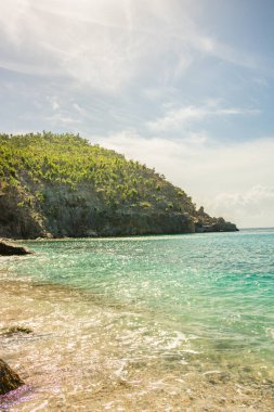 Saint Barthlemy St. Barts 'taki huzurlu plaj, St. Barth Karayipleri