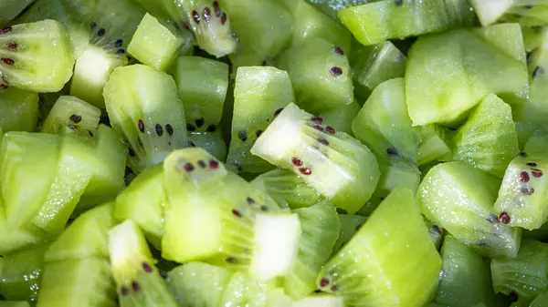Reife Kiwi Früchte Detail Der Gehackten Exotischen Kiwi Früchte Für lizenzfreie Stockbilder