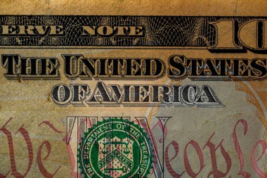 Amerikan doları banknotları, Amerikan dolarlarının detaylı fotoğrafları. Amerika Birleşik Devletleri para birimi
