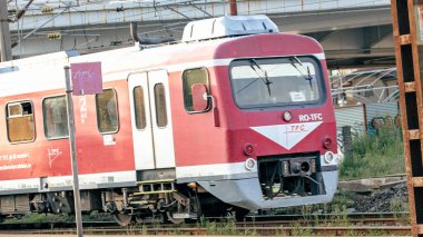 Bükreş Kuzey Tren İstasyonu 'nda Tren (Gara de Nord Bucuresti)
