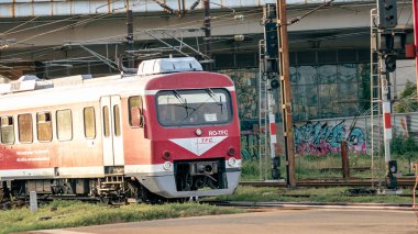 Bükreş Kuzey Tren İstasyonu 'nda Tren (Gara de Nord Bucuresti)