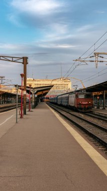 Bükreş Kuzey Tren İstasyonu 'nda Tren (Gara de Nord Bucuresti)